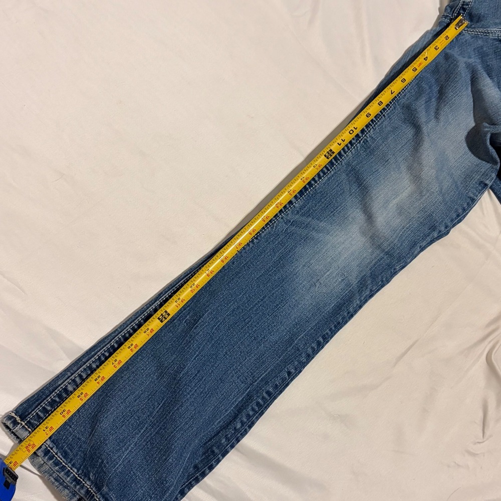 Miss Me Blue Bootcut flare Jeans with rhinestone details on the back pockets - Picture 11 of 14